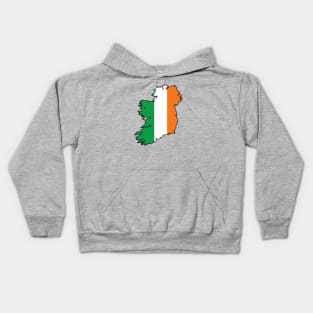 Ireland with flag Kids Hoodie